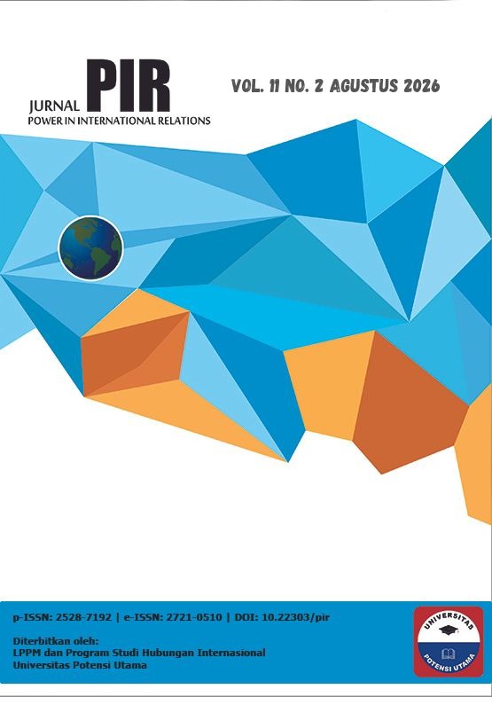 					View Vol. 11 No. 2 (2026): PIR (Power of International Relations) August 2026
				